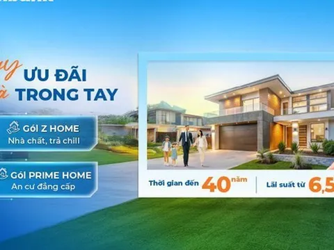 Mở rộng cánh cửa an cư cùng Sacombank: Lãi suất hấp dẫn, miễn trả gốc đến 5 năm