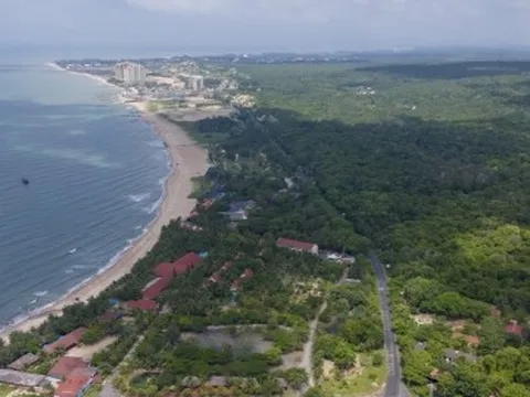 Toàn cảnh vị trí xây dựng cao tốc từ Hồ Tràm đến sân bay Long Thành