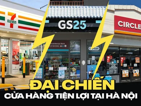 Đại chiến cửa hàng tiện lợi tại Hà Nội: 7-Eleven, GS25 chi đậm 100-200 USD/m2 thuê mặt bằng, đắt ngang ngửa trung tâm Tokyo để mong lật đổ Circle K