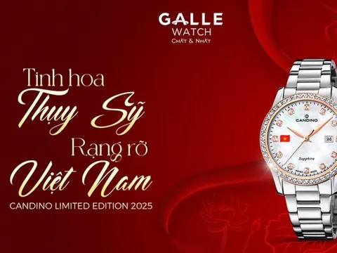Candino Limited Edition 2025: Tinh hoa Thụy Sỹ – Rạng rỡ Việt Nam