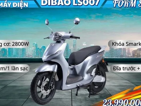 Đánh giá xe máy điện Dibao LS007 Form dáng SH