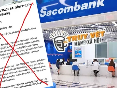 Sacombank lên tiếng về thông tin không thưởng Tết cho nhân viên