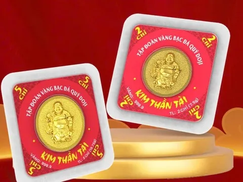 Một phân vàng hình thần tài, vàng "tí hon" đang được người tiêu dùng "săn đón"