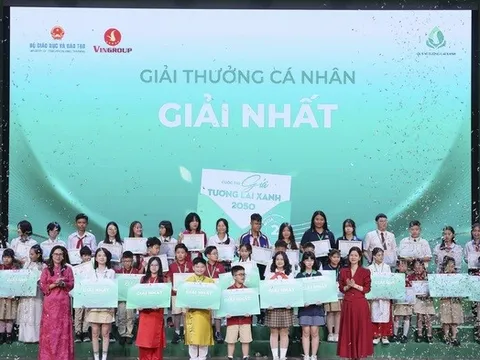 Lộ diện các quán quân giành giải thưởng 2,5 tỷ đồng của cuộc thi “Gửi tương lai Xanh 2050” mùa 2
