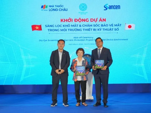 Long Châu và Santen Nhật Bản ra mắt bộ câu hỏi tầm soát khô mắt chuẩn y khoa