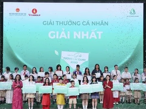 Lộ diện các quán quân giành giải thưởng 2,5 tỷ đồng của cuộc thi “Gửi tương lai Xanh 2050” mùa 2