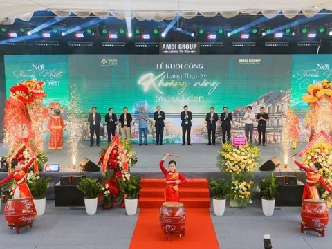 AMDI Group khởi công dự án Swiss Eden: Đánh thức “Mỏ vàng” khoáng nóng Thanh Thủy, định hình chuẩn sống “Wellness” ven đô