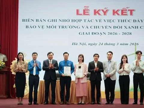 Quỹ Vì tương lai xanh cùng Đoàn Thanh niên Bộ Nông nghiệp & Môi trường chung tay thúc đẩy sáng kiến xanh