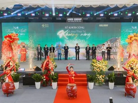 AMDI Group khởi công dự án Swiss Eden: Đánh thức “Mỏ vàng” khoáng nóng Thanh Thủy, định hình chuẩn sống “Wellness” ven đô