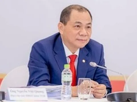 Cổ phiếu thăng hoa, tài sản tỷ phú Phạm Nhật Vượng thêm 1,1 tỷ USD sau 1 ngày