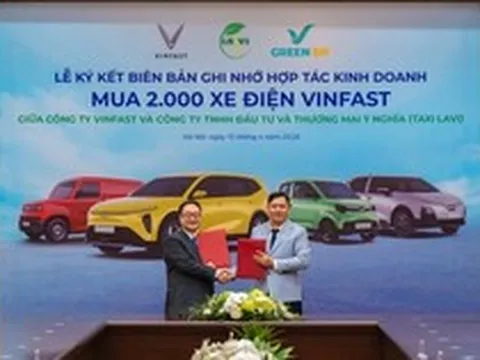 Một hãng taxi chuyển đổi toàn bộ 2.000 chiếc sang xe điện của tỷ phú Phạm nhật Vượng