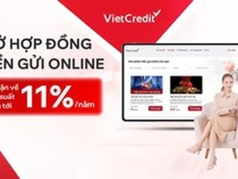VietCredit tung lãi suất 11%/năm, hút dòng tiền doanh nghiệp
