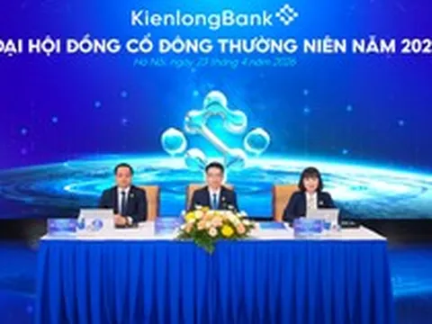 ĐHĐCĐ thường niên KienlongBank 2026: Thông qua kế hoạch tăng vốn điều lệ và chia cổ tức 29,5%