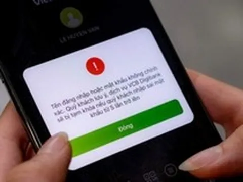 Cảnh báo mới từ Vietcombank: "Đóng băng" tài khoản ngân hàng trong trường hợp sau