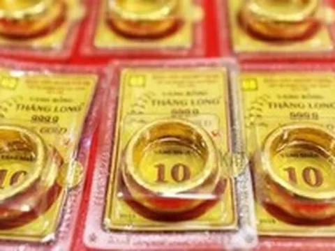 Giá vàng miếng, vàng nhẫn trơn chiều 9/5