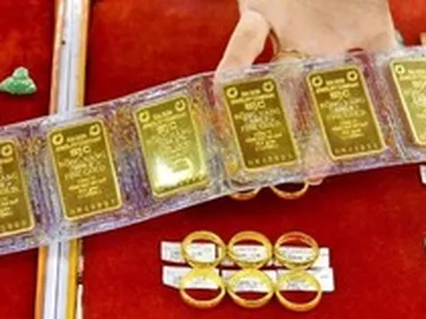 Chiều 13/5: Giá vàng miếng và vàng nhẫn đều đi xuống