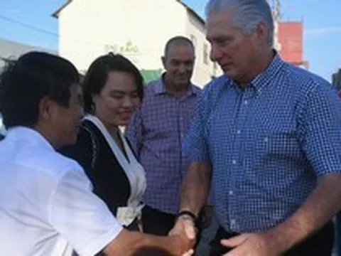 Nhờ Việt Nam, Cuba đón vụ mùa lúa năng suất chưa từng có: Đích thân Chủ tịch Cuba xuống thăm, cảm ơn