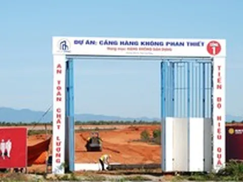 Đang huy động máy móc thi công sân bay 4.000 tỷ đồng do Sun Group đầu tư tại tại tỉnh rộng nhất Việt Nam, khu vực từng "sôi sục" vì sốt đất