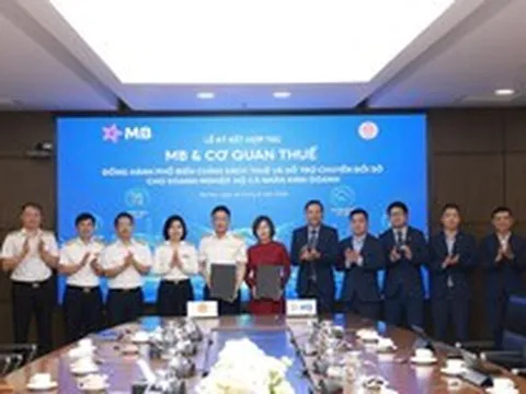 MB chính thức ký thoả thuận hợp tác với Cục Thuế và 33 Thuế địa phương trên cả nước