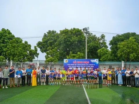 Khai mạc Giải bóng đá Khu công nghiệp Quang Minh lần thứ II năm 2026: Lan tỏa tinh thần thể thao, tăng cường gắn kết doanh nghiệp