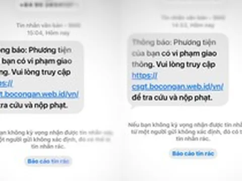 Công an khuyến cáo người dân đặc biệt lưu ý nếu điện thoại xuất hiện tin nhắn này