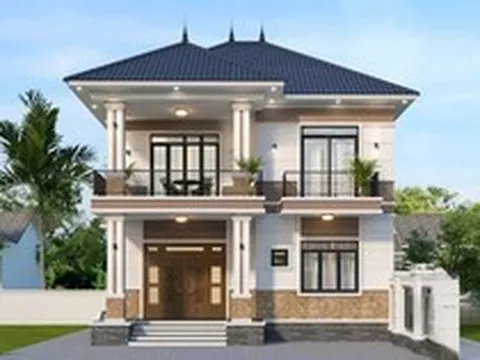 Chi phí xây nhà 2 tầng mái Nhật 80m² bao nhiêu?