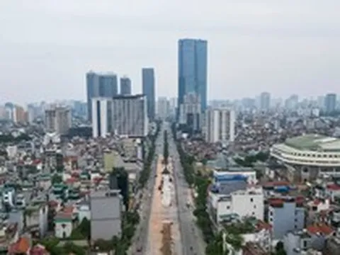 Cận cảnh công trường ga ngầm S1 trên đường Văn Cao