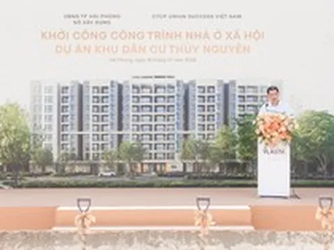 Khởi công khu nhà ở xã hội quy mô gần 1.000 căn tại Khu đô thị Vlasta – Thủy Nguyên