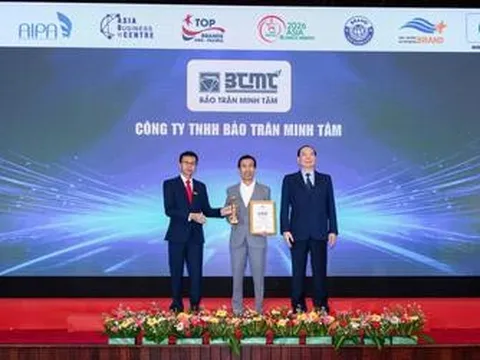 Công ty Bảo Trân Minh Tâm vào Top 20 doanh nghiệp dịch vụ uy tín 2026