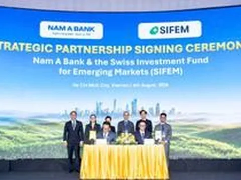 Nam A Bank đón dòng vốn xanh từ Thụy Sĩ, nâng tổng quy mô huy động vốn quốc tế gần 350 triệu USD