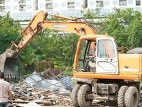 Phường Đại Mỗ cưỡng chế thu hồi đất thực hiện dự án nhà ở xã hội Tố Hữu