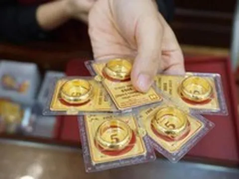 Giá vàng nhẫn trơn, vàng miếng sáng 13/8 tại SJC, PNJ, DOJI, Bảo Tín Minh Châu và Bảo Tín Mạnh Hải