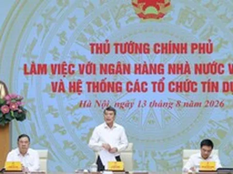 Thủ tướng Chính phủ làm việc với Ngân hàng Nhà nước và hệ thống các tổ chức tín dụng