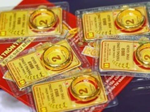 Giá vàng miếng, vàng nhẫn trơn tối 14/8 tại SJC, PNJ, DOJI, Bảo Tín Minh Châu, Bảo Tín Mạnh Hải, Mi Hồng,...
