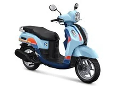 Mẫu xe tay ga Yamaha Fazzio Sunset Blue ra mắt với giá 34 triệu đồng, sở hữu công nghệ lai khiến Honda Vision phải dè chừng