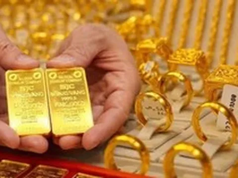 Giá vàng nhẫn trơn, vàng miếng sáng 17/8 tại SJC, DOJI, PNJ, Bảo Tín Minh Châu, Bảo Tín Mạnh Hải, Mi Hồng,...