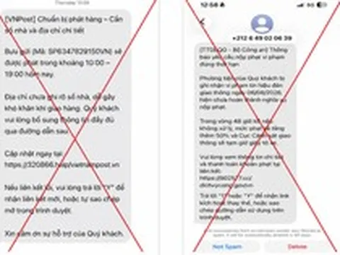 Hàng loạt tin nhắn mạo danh cơ quan, đơn vị uy tín để lừa đảo: Giả cả Bộ Công an, VNPost và VNeID