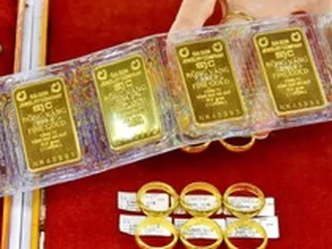Giá vàng nhẫn trơn, vàng miếng chiều 20/8 tại SJC, DOJI, PNJ, Bảo Tín Minh Châu,...