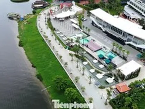 Cận cảnh công trình khủng sai phép bên sông Hương chờ cưỡng chế