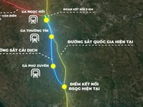 Hà Nội dịch chuyển 26,5 km đường sắt để mở rộng Quốc lộ 1A