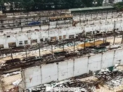 Diện mạo khu ‘đất vàng’ 3,6 ha sau khi nhà máy Giầy Thượng Đình tháo dỡ