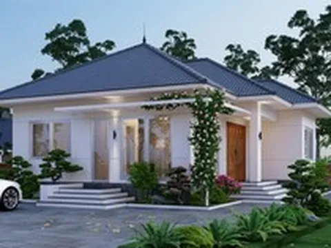 Xây nhà mái Nhật 1 tầng 3 phòng ngủ 130m² khoảng bao nhiêu?
