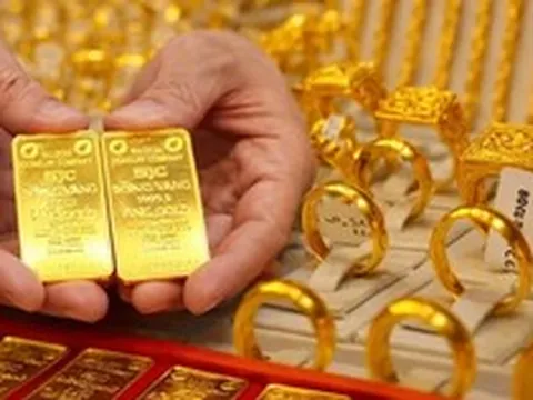 Giá vàng miếng, vàng nhẫn sáng 9/9 tại SJC, DOJI, PNJ, Bảo Tín Mạnh Hải và Bảo Tín Minh Châu