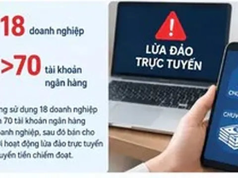 Công an TPHCM tìm người bị hại chuyển tiền vào 70 tài khoản đứng tên 18 doanh nghiệp