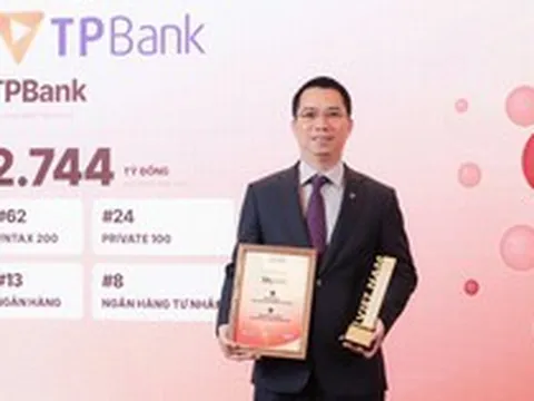 TPBank lọt Top 8 ngân hàng tư nhân nộp ngân sách lớn nhất, ghi dấu mốc đóng góp cao nhất từ trước đến nay
