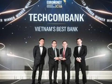 Techcombank lần thứ 6 liên tiếp được Euromoney vinh danh “Ngân hàng Tốt nhất Việt Nam”