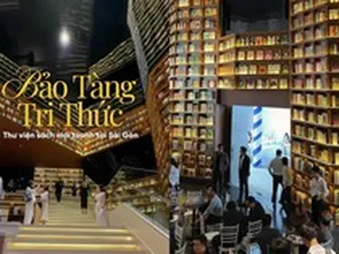 "Thư viện khổng lồ" ở TP.HCM có gì mà "gây bão" trên mạng xã hội?