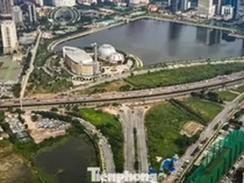 Đường nối Phạm Hùng - Lê Đức Thọ dần lộ diện sau gần 10 năm dang dở