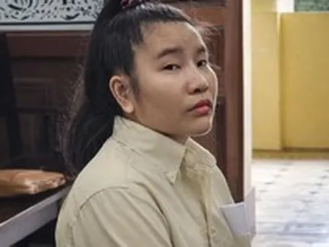 Nữ nhân viên ngân hàng Nguyễn Giang Vũ Vi lĩnh án 16 năm tù
