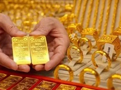 Giá vàng miếng, vàng nhẫn trơn sáng 4/10 tại SJC, DOJI, PNJ, Bảo Tín Minh Châu,...